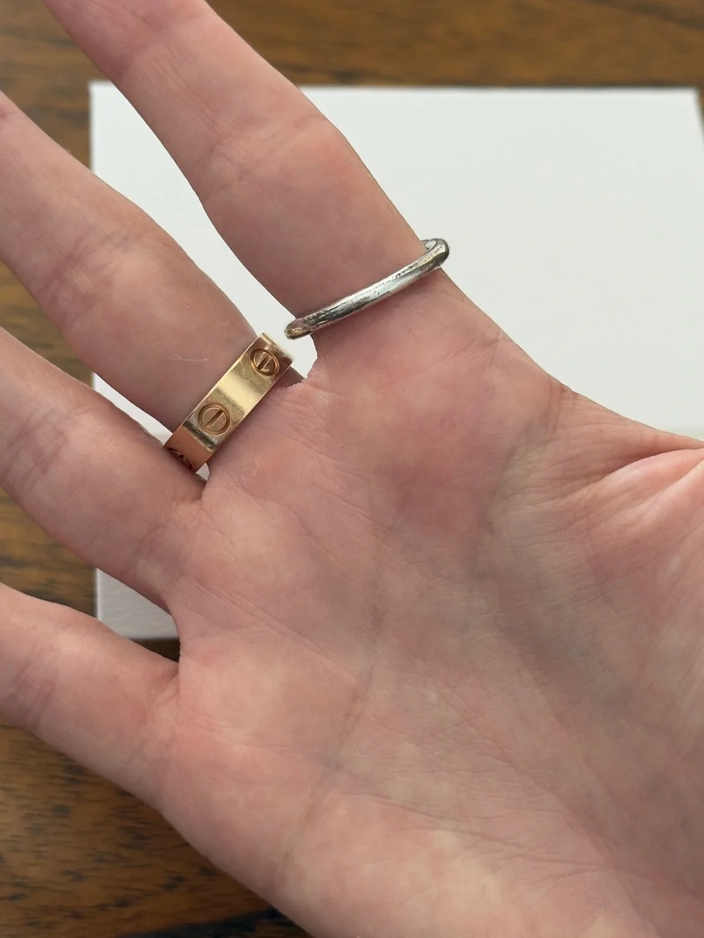 Celine knot ring